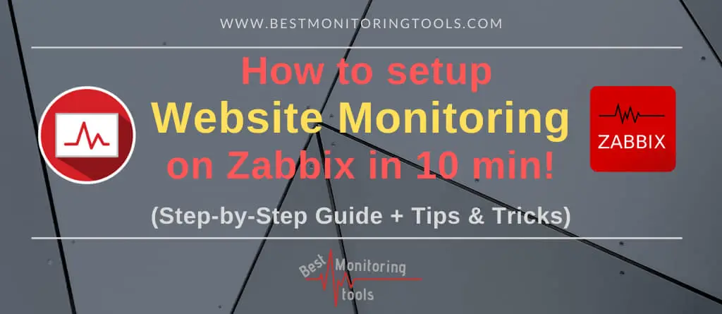 how to setup website monitoring on Zabbix