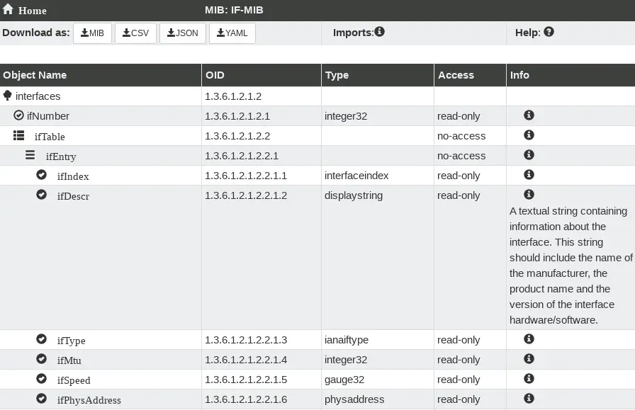 Online MIB Browser @ BestMonitoringTools.com - Screenshoot 2