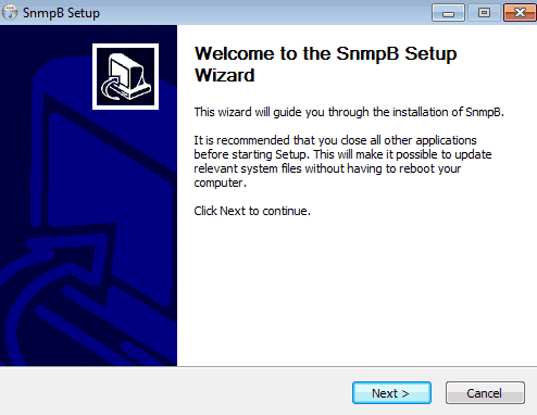 Install SnmpB on Windows